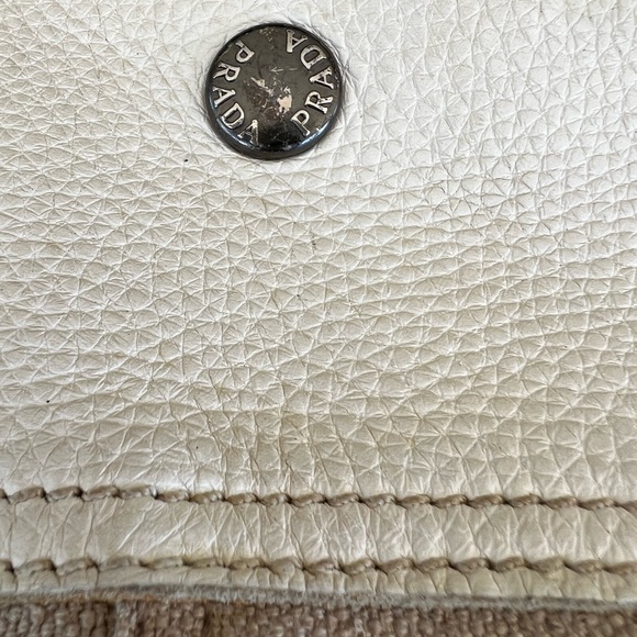 Canvas and Leather Prada Tote - Picture 6 of 9